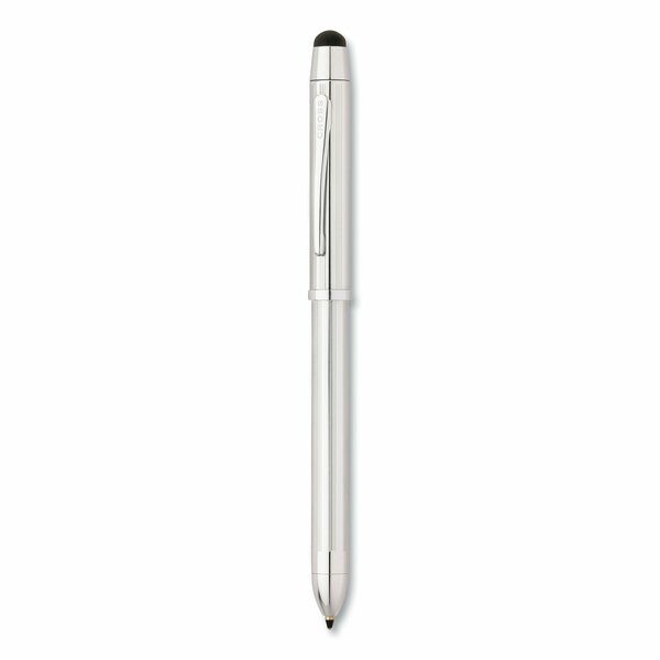 Cross Ballpoint Pen, Chrome Barrel, Black/Red AT0090-1